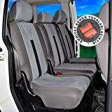 Renault Kangoo 2008-2021 Uyumlu Gri Ticari Tay Tüyü Koltuk Kılıfı