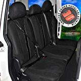 Peugeot Bipper 2008-2018 Uyumlu Siyah Ticari Tay Tüyü Koltuk Kılıfı