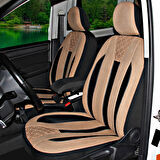 Ford Tourneo Courier 2014+ Uyumlu Taba Ticari Tay Tüyü Koltuk Kılıfı