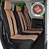 Renault Kangoo 1998-2008 Uyumlu Taba Ticari Tay Tüyü Koltuk Kılıfı