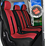 Citroën Berlingo 2008-2018 Uyumlu Kırmızı Ticari Tay Tüyü Koltuk Kılıfı