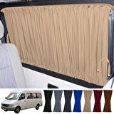 Mercedes Sprinter W902 Orta Şase 1997-2004 Uyumlu Krem Raylı Oto Perde Takımı
