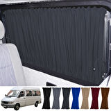 Mercedes Sprinter W902 Orta Şase 1997-2004 Uyumlu Füme Raylı Oto Perde Takımı