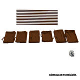 Peugeot Partner 1996-2008 Uyumlu Taba Raylı Oto Perde Takımı