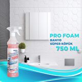 OxfoPro Foam Banyo 3x750 ml Kireç Çözücü Sprey