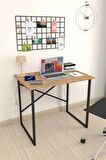 Bofigo 60x90 cm Çalışma Masası Bilgisayar Masası Ofis Ders Yemek Masası Çam