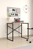 Bofigo 60x90 cm Çalışma Masası Bilgisayar Masası Ofis Ders Yemek Masası Çam