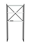 Bofigo 3 Raflı Metal Banyo Düzenleyici Metal Banyo Rafı Çamaşır Makinası Üstü Beyaz