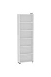 Bofigo 6 Raflı Kitaplık Dekoratif Kitaplık Modern Kitaplık Beyaz