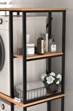 Bofigo Çamaşır Makinesi Dolabı Kurutma Makinesi Dolabı Metal Banyo Dolabı Mısra Çam
