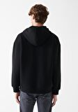 Mavi Logo Baskılı Siyah Sweatshirt 0610958-900