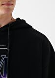 Mavi Logo Baskılı Siyah Sweatshirt 0610958-900