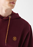 Mavi Kapüşonlu Bordo Sweatshirt 065809-70426