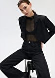 Mavi Siyah Crop Ceket 1110168-900