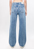California Gölgeli Açık Mavi Street Jean Pantolon 1010125-83757