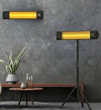 Mirkraft Effect-T 2000 W Termostatlı Dış Mekan Elektrikli Ayaklı Infrared Isıtıcı 20 m2