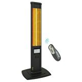 Mirkraft Future 2500 W Termostatlı Dış Mekan Elektrikli Kule Tipi Infrared Isıtıcı 35 m2