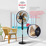 MirKraft FS-M5018 Stand Fan Vantilatör Manuel 18''