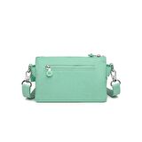 Askılı Kadın Çantası Krinkıl Kumaş Smart Bags 1147 A.Yeşil