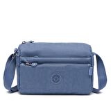 Küçük Boy Postacı Kadın Çantası Smart Bags 1006 Jeans Mavi