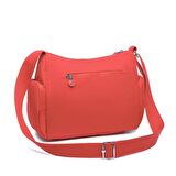 Smart Bags Kadın Postacı Çantası Krinkıl Kumaş 1115 Nar