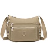 Smart Bags Kadın Postacı Çantası Krinkıl Kumaş 1115 Camel
