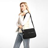 Smart Bags Kadın Postacı Omuz Çantası 1128 Pudra