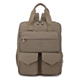 Büyük Boy Krinkıl Kumaş Sırt Çantası Smart Bags 1175