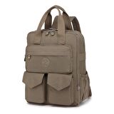 Büyük Boy Krinkıl Kumaş Sırt Çantası Smart Bags 1175