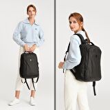 Gumi Kumaş Smart Bags Uniseks Büyük Boy Sırt Çantası 8660