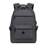 Gumi Kumaş Smart Bags Uniseks Büyük Boy Sırt Çantası 8661
