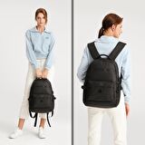 Gumi Kumaş Smart Bags Uniseks Büyük Boy Sırt Çantası 8661