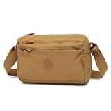 Küçük Boy Postacı Kadın Çantası Smart Bags Krinkıl 1006 Taba