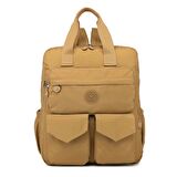 Büyük Boy Krinkıl Kumaş Sırt Çantası Smart Bags 1175