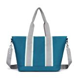 Barcelona Dev Boy Exclusive Kanvas Kumaş Kadın Omuz Çantası 1312