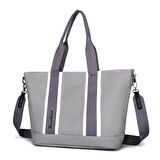 Barcelona Dev Boy Exclusive Kanvas Kumaş Kadın Omuz Çantası 1312