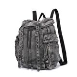 Denim Kot Kumaşı Kadın Sırt Çantası Barcelona 3217