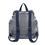Denim Kot Kumaşı Kadın Sırt Çantası Barcelona 3217