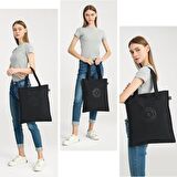 Smart Bags Büyük Boy Omuz Kadın Çantası Krinkıl Kumaş 3076