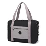 Smart Bags Dev Boy Kadın Çantası Krinkıl Kumaş 3082