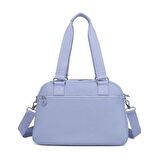 Krinkıl Kumaş Kadın Omuz Çantası Smart Bags 1122 Lila