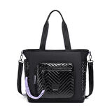 Smart Bags Parlak Kumaş Çapraz Askılı Kadın Omuz Çantası 3246