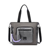Smart Bags Parlak Kumaş Çapraz Askılı Kadın Omuz Çantası 3246