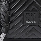 Smart Bags Parlak Kumaş Küçük Boy Askılı Kadın Sırt Çantası 3247