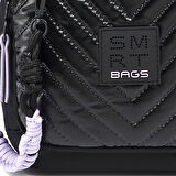 Smart Bags Parlak Kumaş Küçük Boy Askılı Kadın Sırt Çantası 3247