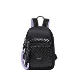 Smart Bags Parlak Kumaş Küçük Boy Askılı Kadın Sırt Çantası 3247