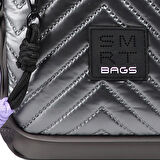 Smart Bags Parlak Kumaş Küçük Boy Askılı Kadın Sırt Çantası 3247