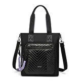 Smart Bags Parlak Kumaş Çapraz Askılı Kadın Omuz Çantası 3248