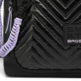 Smart Bags Parlak Kumaş Çapraz Askılı Kadın Omuz Çantası 3248
