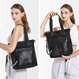 Smart Bags Parlak Kumaş Çapraz Askılı Kadın Omuz Çantası 3248